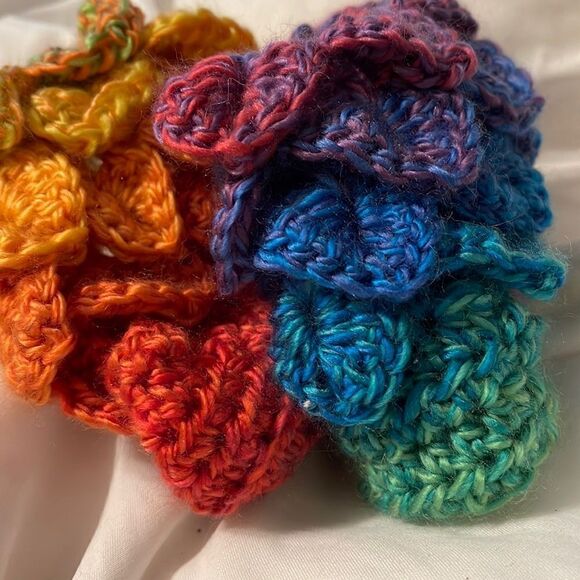 Mermaid dragon scale baby booties size 1 NEW shoes photos shoot boots handmade - Picture 5 of 12